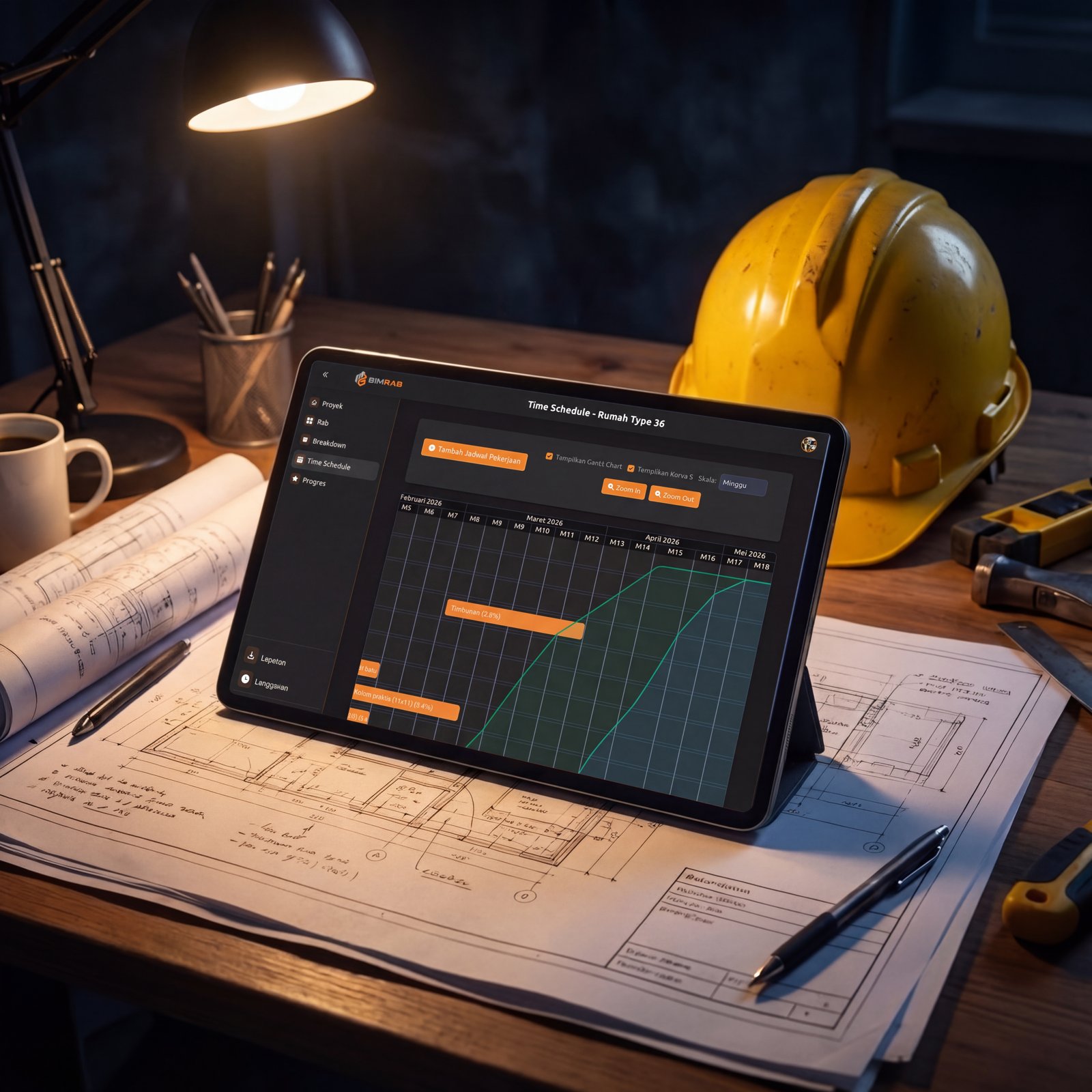 Construction Planning Dark